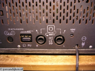 Aansluitingen voor externe speakers