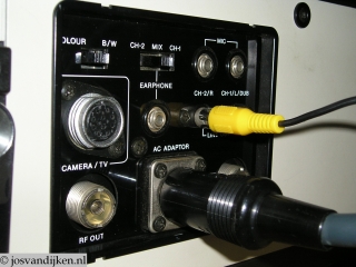 VO-3800 Aansluitingen