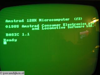 Amstrad Start Screen