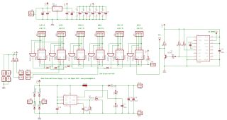 nixie klok schema