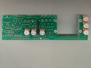 Front panel controls (back)